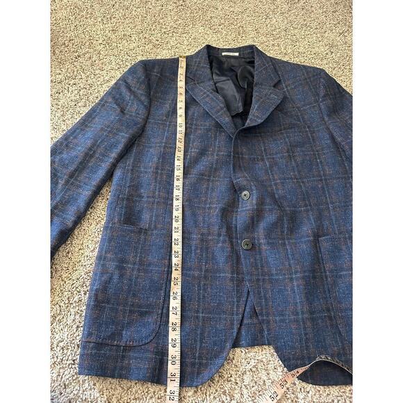Peter Millar Plaid Two button Sport Coat - Picture 7 of 10